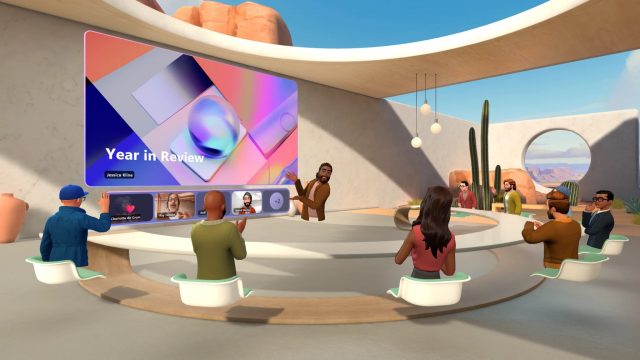 Microsoft Teams Now Supports 3D & VR Meetings, Releases ‘Mesh’ App on Main Quest Store