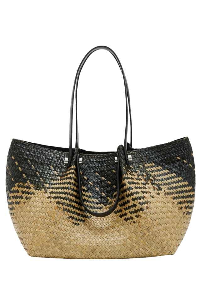 large straw resort tote 