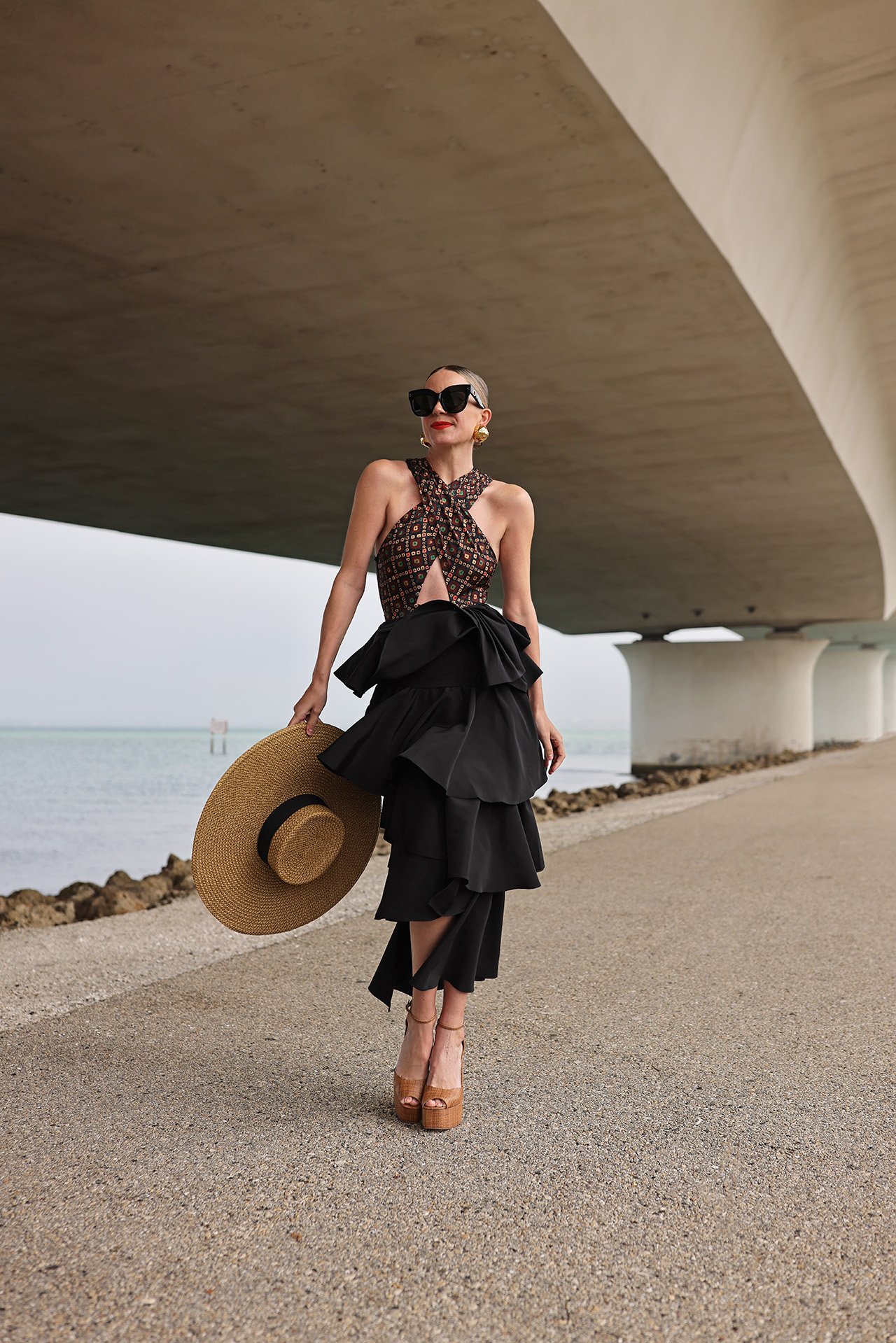 raffia platform heels resort pieces 