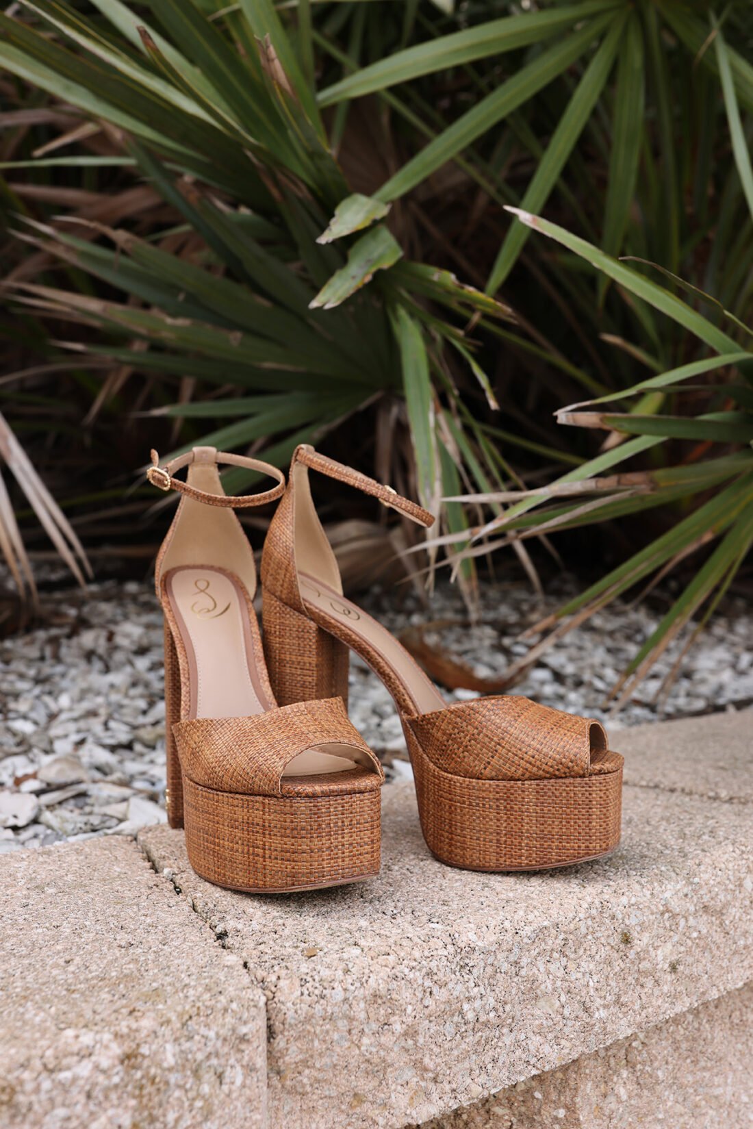 raffia heels 