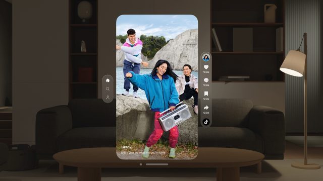 TikTok is the First Big Social Media Platform to Launch a Native Vision Pro App
