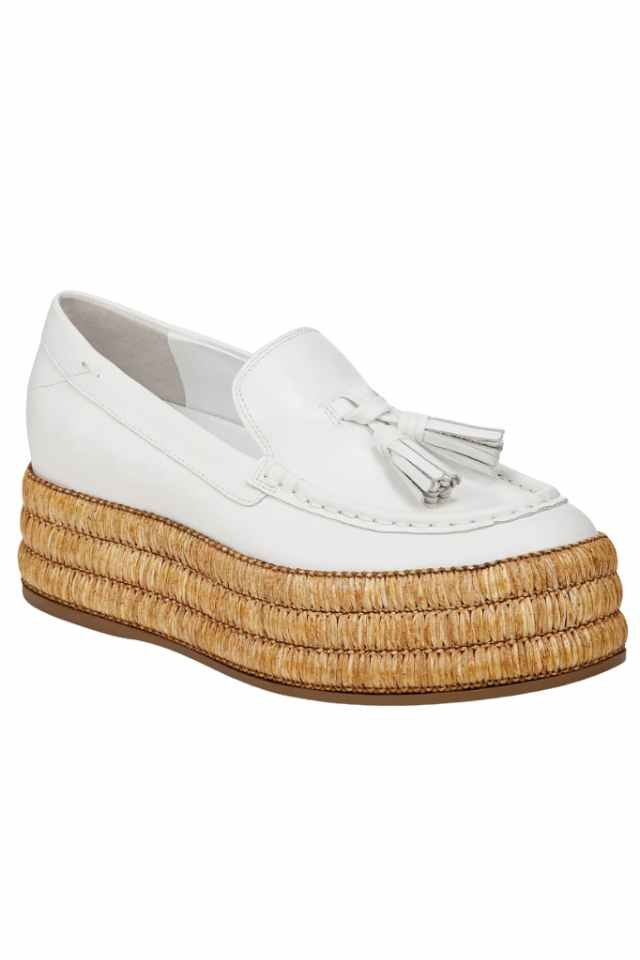 platform tassel loafers