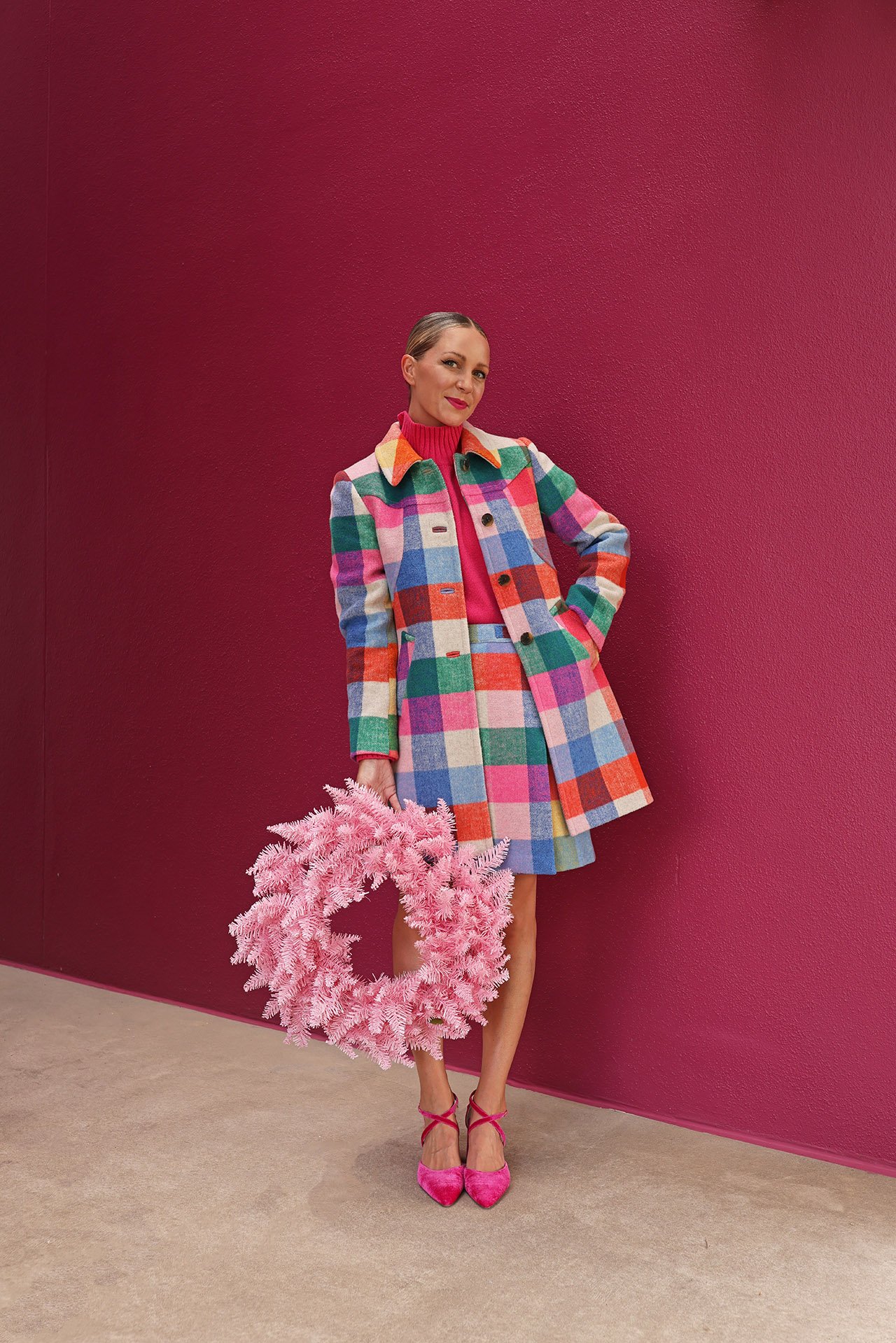 plaid boden jacket, holiday boden coat